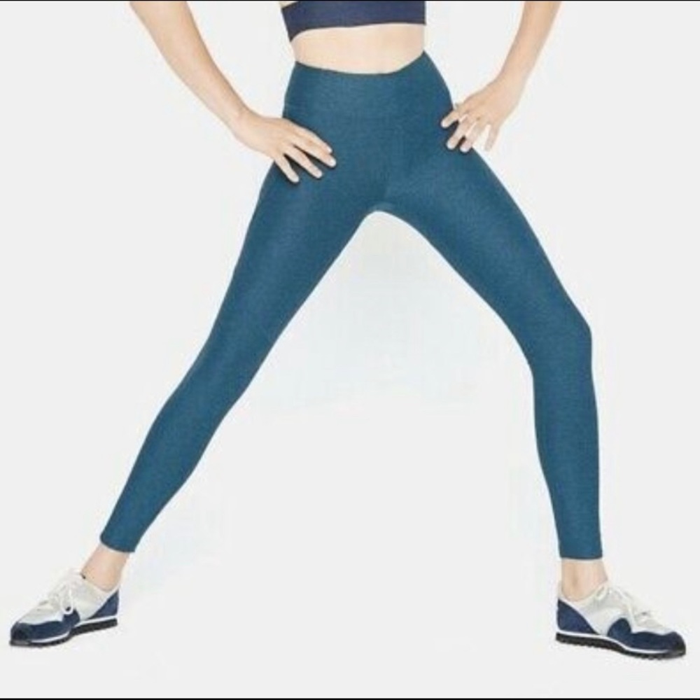 Outdoor Voices 7/8 Leggings | Heathered Teal | Med